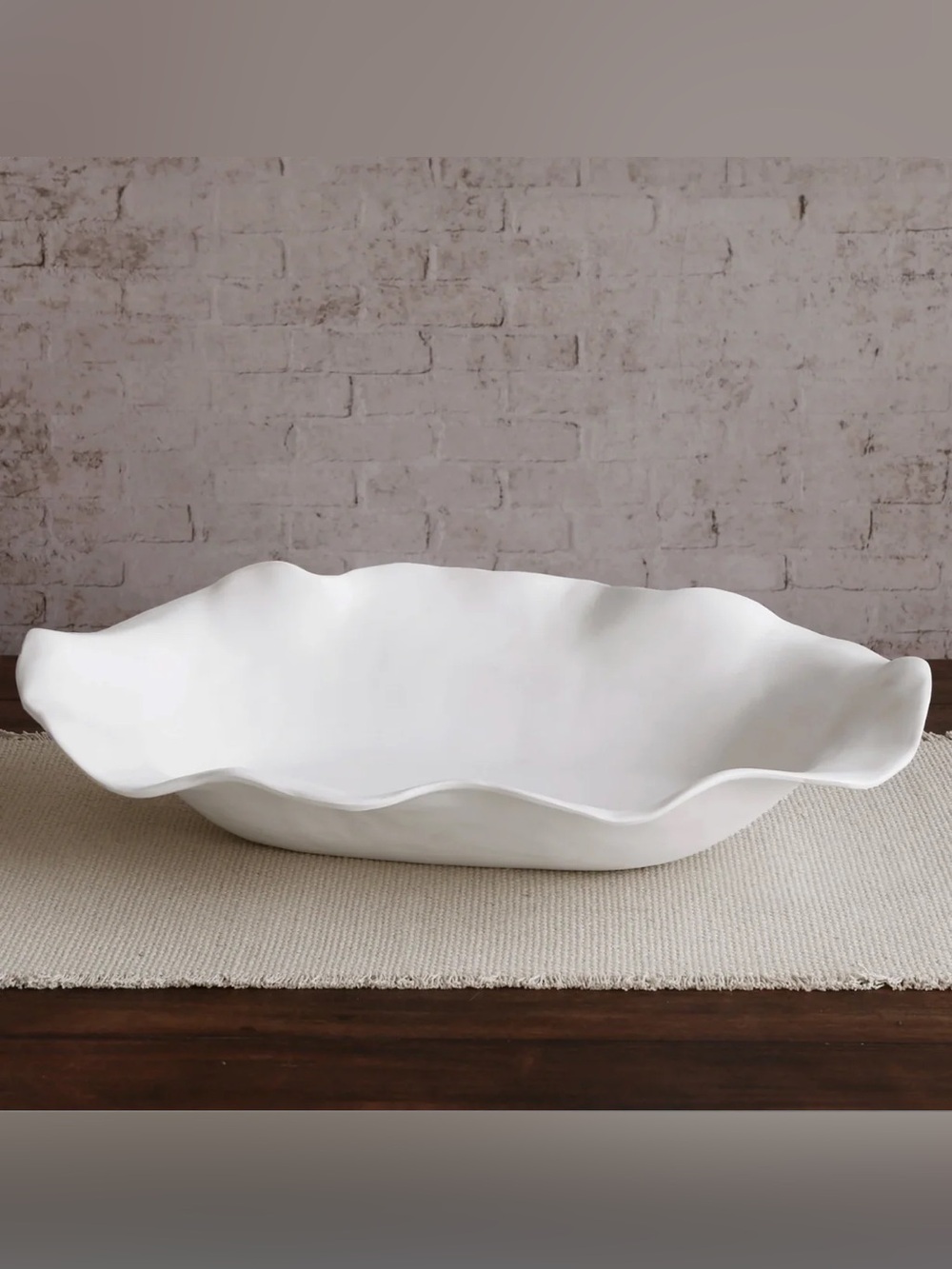 Beatriz Ball VIDA Nube Large Oval Bowl (White)